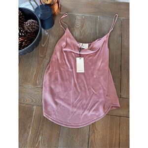 NWT cinq a sept Marta Knit Cami in Pink Sand Size Medium